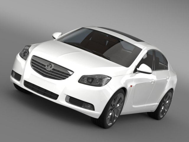 vauxhall insignia 200813 3D Model .c4d .max .obj .3ds .fbx .stl .blend 