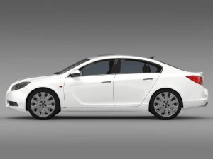 vauxhall insignia hatchback 20092013 3D Model