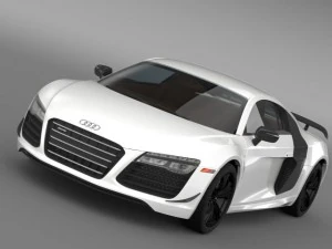 audi r8 competencia 2015 Modelo 3D