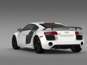 audi r8 competition 2015 3D Model