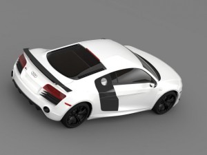 audi r8 competition 2015 3D Модель