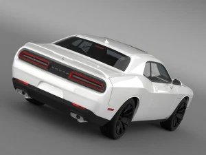 dodge challenger srt hellcat supercharged 2015 3D Model