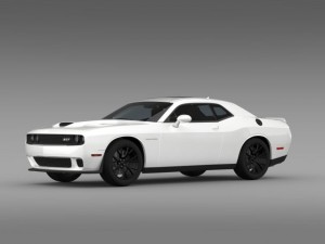 dodge challenger srt hellcat supercharged 2015 3D Model