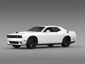 dodge challenger srt hellcat supercharged 2015 3D Model