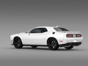 dodge challenger srt hellcat supercharged 2015 3D Model