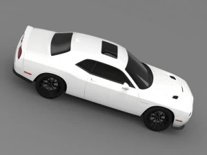 dodge challenger srt hellcat supercharged 2015 3D Model