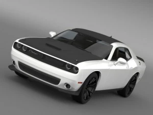 Dodge Challenger Ta Concept Lc 2014 Modello 3D