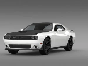 dodge challenger ta concept lc 2014 3D Model