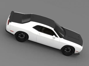 dodge challenger ta concept lc 2014 3D Model