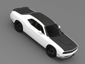 dodge challenger ta concept lc 2014 3D 모델