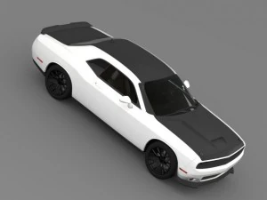 dodge challenger ta concept lc 2014 3D Model