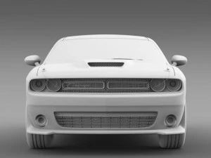 dodge challenger ta concept lc 2014 3D Model
