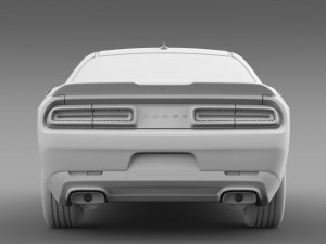 dodge challenger ta concept lc 2014 3D 모델