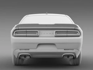 dodge challenger ta concept lc 2014 3D Model