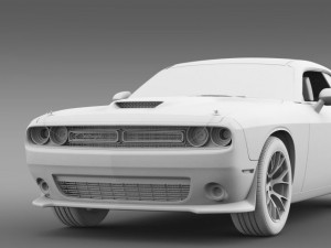 dodge challenger ta concept lc 2014 3D 모델