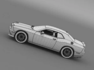 dodge challenger ta concept lc 2014 3D Model