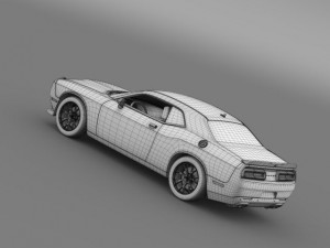 dodge challenger ta concept lc 2014 3D 모델
