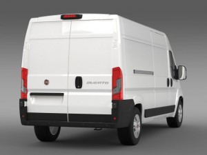fiat ducato van l3h2 2015 Modelo 3D
