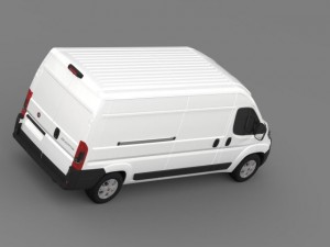 fiat ducato van l3h2 2015 Modelo 3D