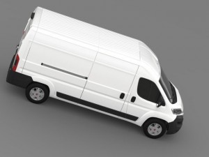 fiat ducato van l3h2 2015 Modelo 3D