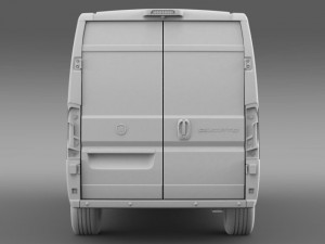 fiat ducato van l3h2 2015 Modelo 3D
