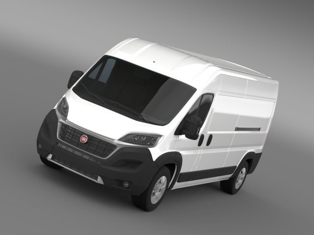 fiat ducato maxi van l3h2 2015 Modelo 3D .c4d .max .obj .3ds .fbx .stl .blend 