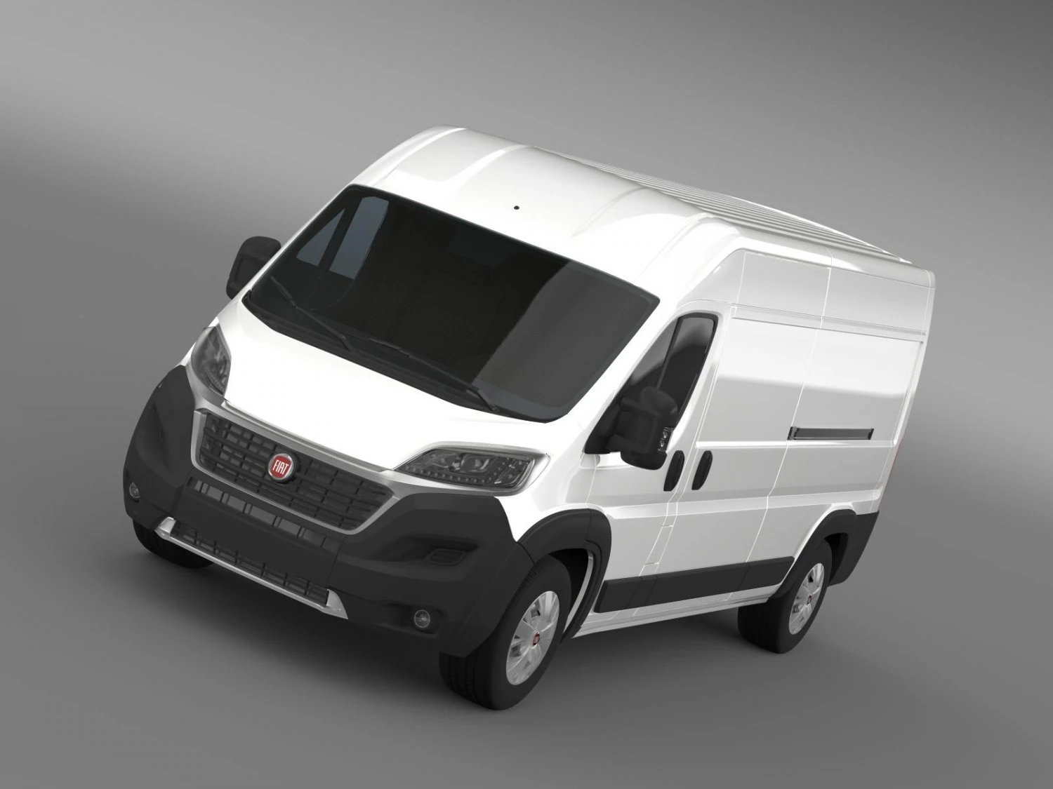 fiat ducato maxi van l3h2 2015 3D Model .c4d .max .obj .3ds .fbx .stl .blend 