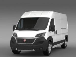 fiat ducato maxi van l3h2 2015 Modelo 3D