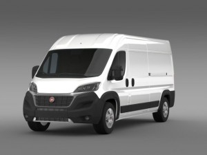 fiat ducato maxi van l3h2 2015 Modelo 3D