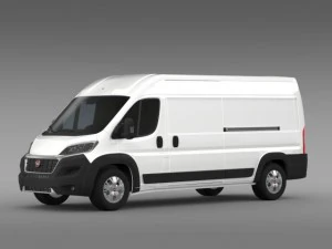 fiat ducato maxi van l3h2 2015 3D Model
