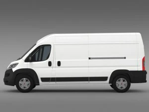 fiat ducato maxi van l3h2 2015 3D Model
