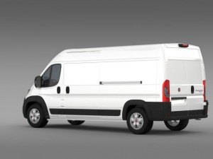 fiat ducato maxi van l3h2 2015 Modelo 3D
