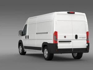 fiat ducato maxi van l3h2 2015 3D Model