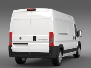 fiat ducato maxi van l3h2 2015 Modelo 3D