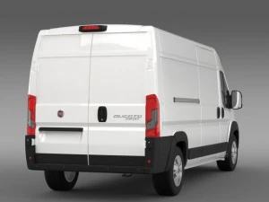 fiat ducato maxi van l3h2 2015 3D Model