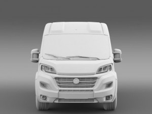 fiat ducato maxi van l3h2 2015 Modelo 3D