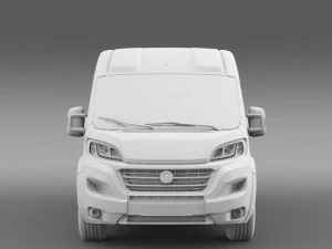 fiat ducato maxi van l3h2 2015 3D Model