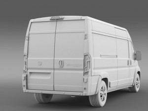 fiat ducato maxi van l3h2 2015 Modelo 3D