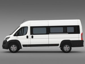 fiat ducato maxi minibus 2015 3D Model