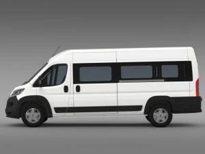 fiat ducato maxi minibus 2015 3D Model