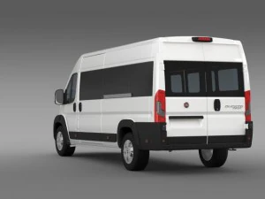 fiat ducato maxi minibus 2015 3D Model