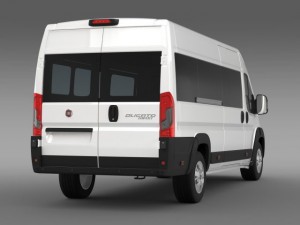 fiat ducato maxi minibus 2015 3D Model