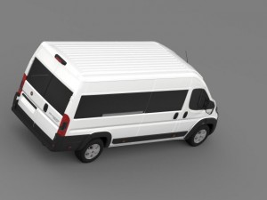 fiat ducato maxi minibus 2015 3D Model