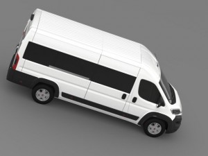 fiat ducato maxi minibus 2015 3D Model