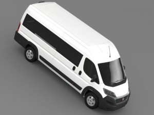 fiat ducato maxi minibus 2015 3D Model