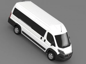 fiat ducato maxi minibus 2015 3D Model
