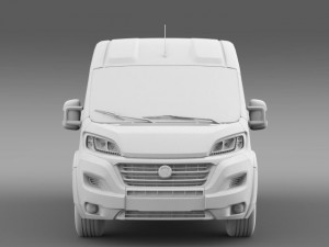 fiat ducato maxi minibus 2015 3D Model