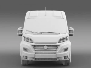 fiat ducato maxi minibus 2015 3D Model
