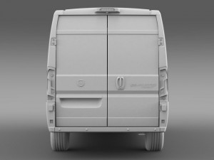 fiat ducato maxi minibus 2015 3D Model