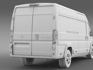 fiat ducato maxi minibus 2015 3D Model